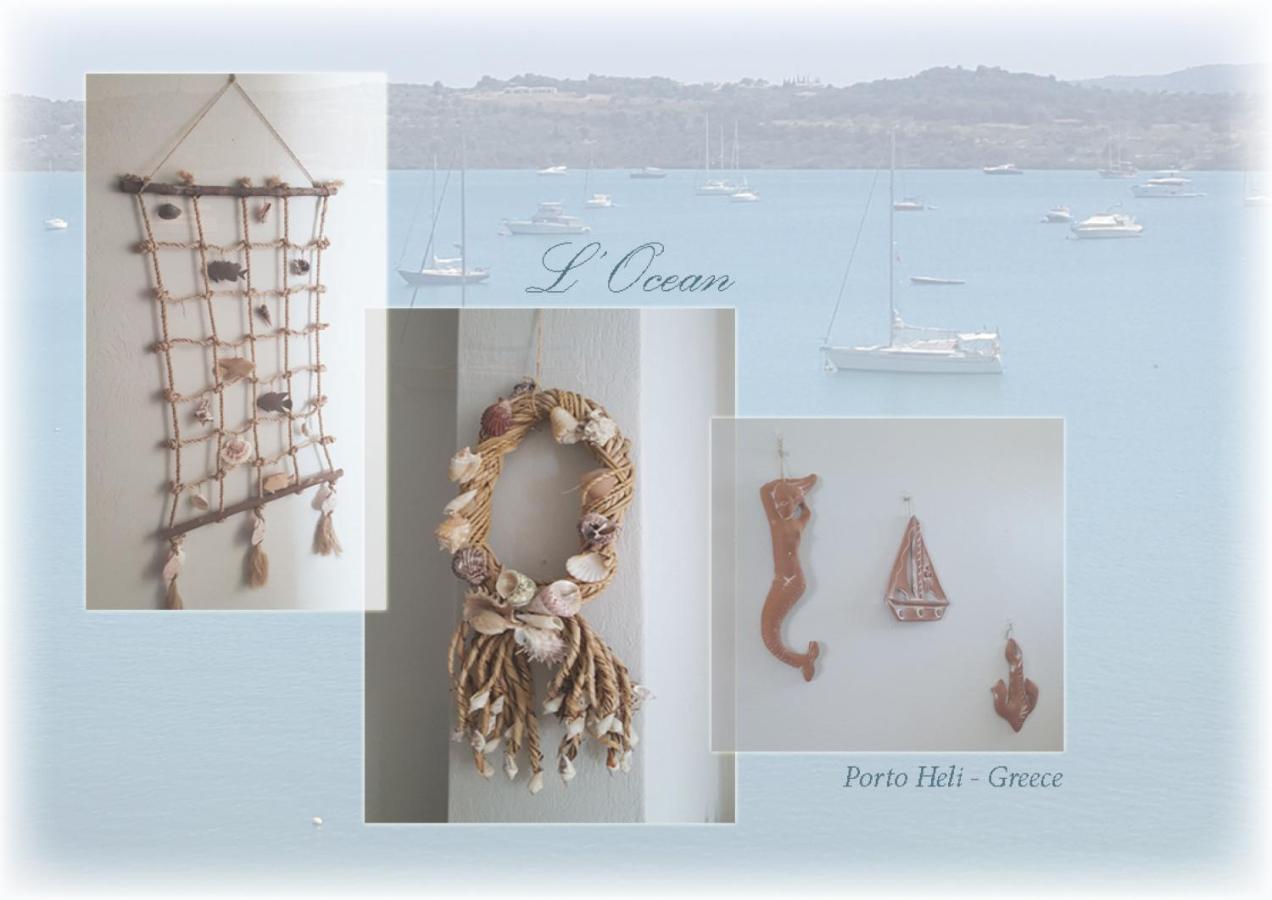 L΄Ocean Apartment Porto Heli Bagian luar foto