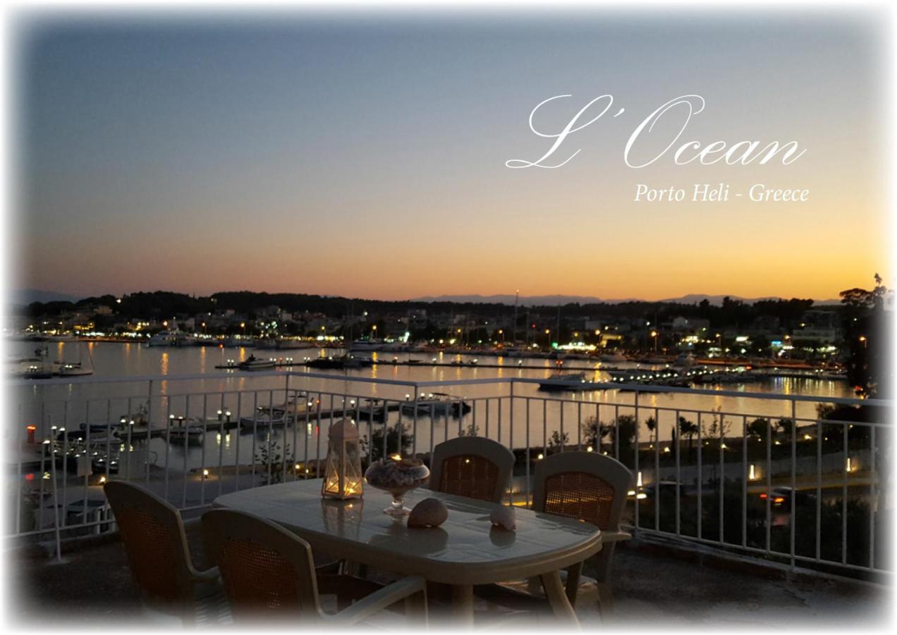 L΄Ocean Apartment Porto Heli Bagian luar foto