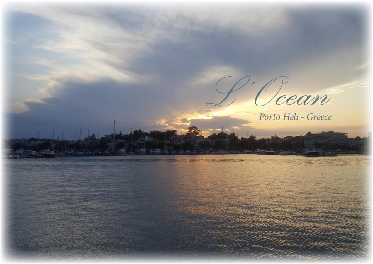 L΄Ocean Apartment Porto Heli Bagian luar foto