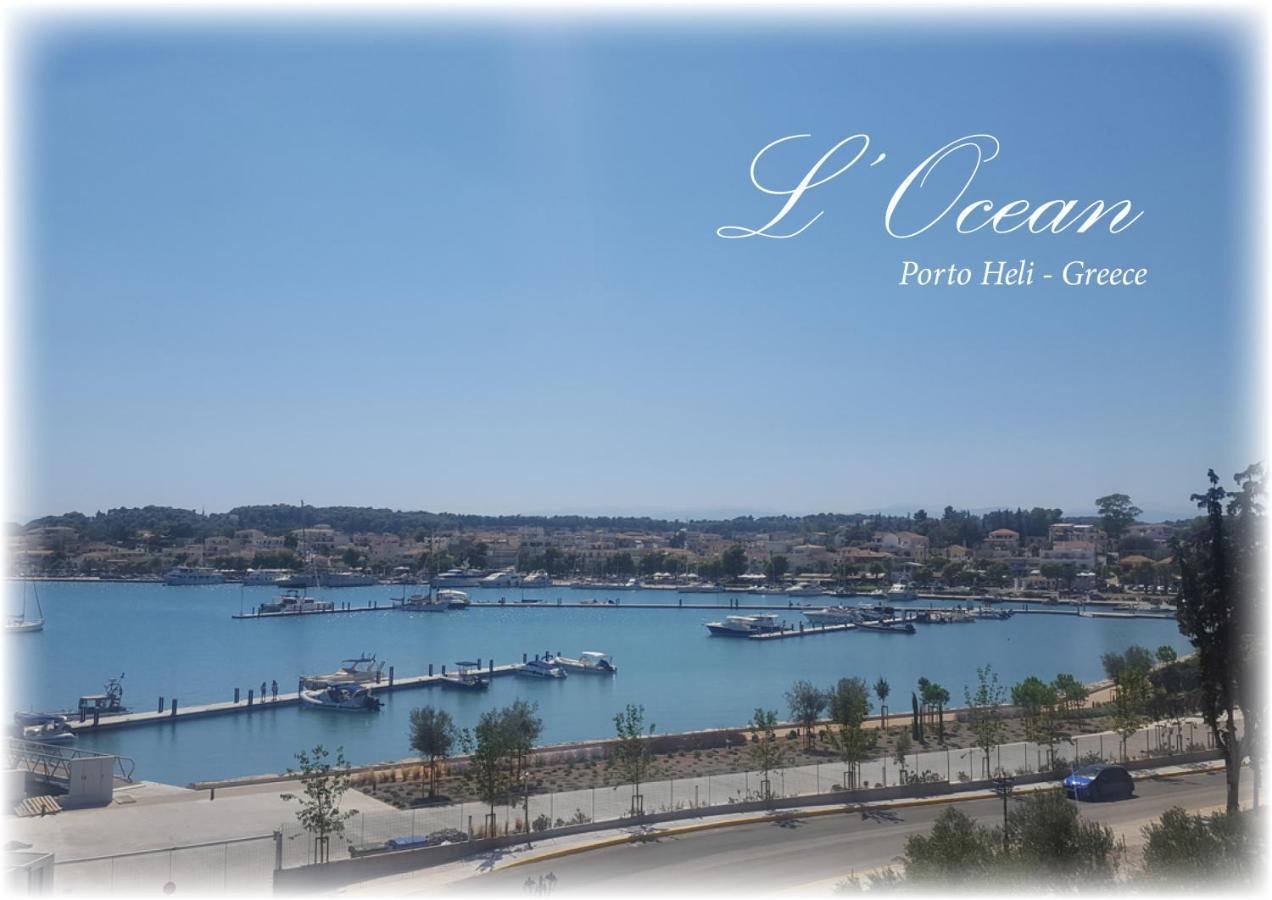 L΄Ocean Apartment Porto Heli Bagian luar foto