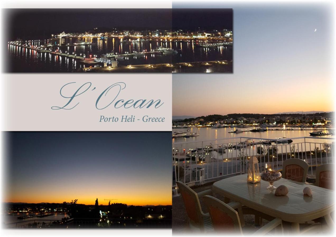 L΄Ocean Apartment Porto Heli Bagian luar foto
