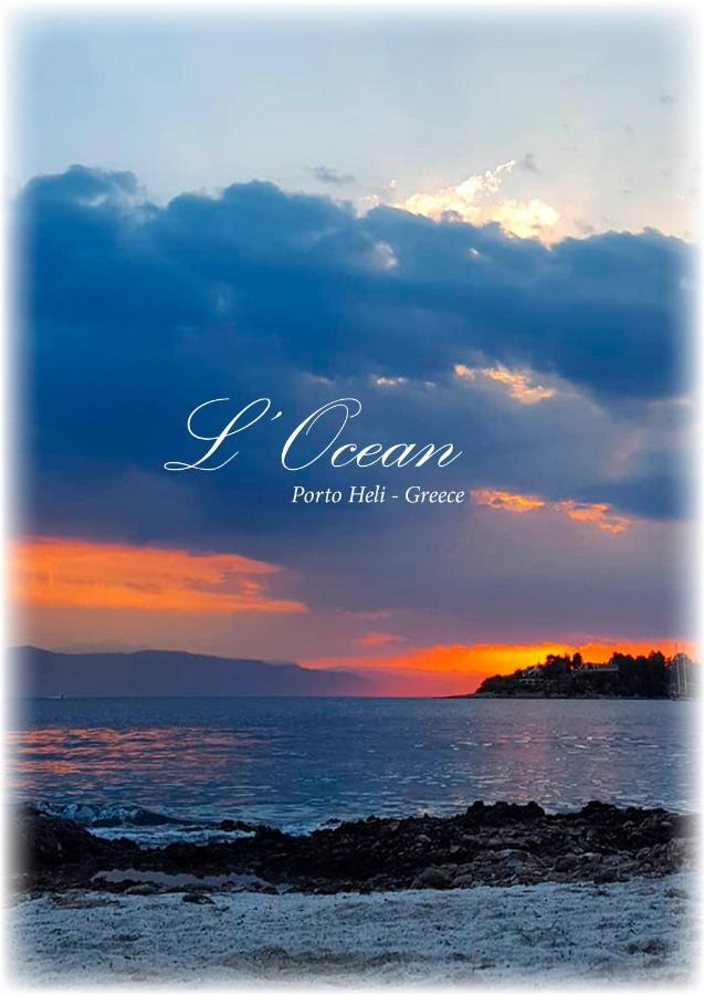 L΄Ocean Apartment Porto Heli Bagian luar foto