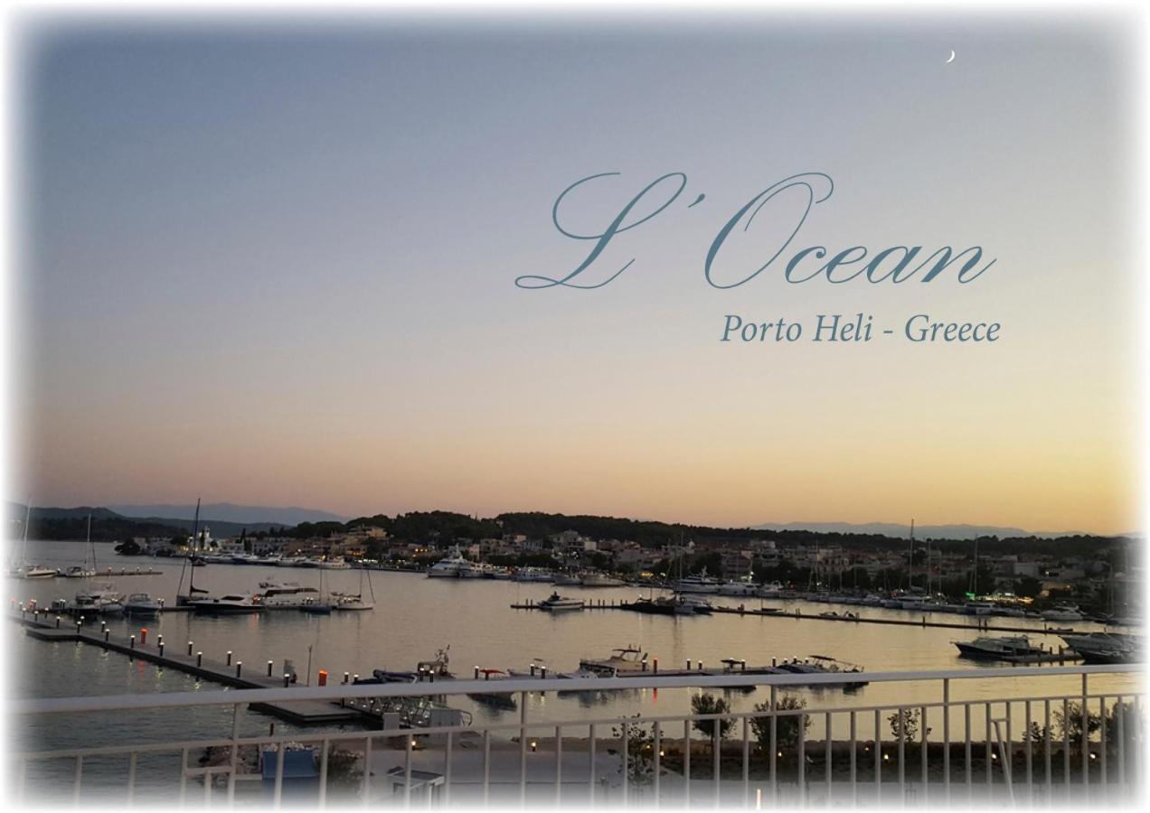 L΄Ocean Apartment Porto Heli Bagian luar foto
