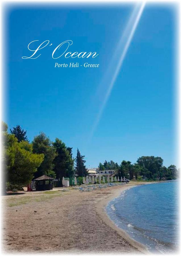 L΄Ocean Apartment Porto Heli Bagian luar foto