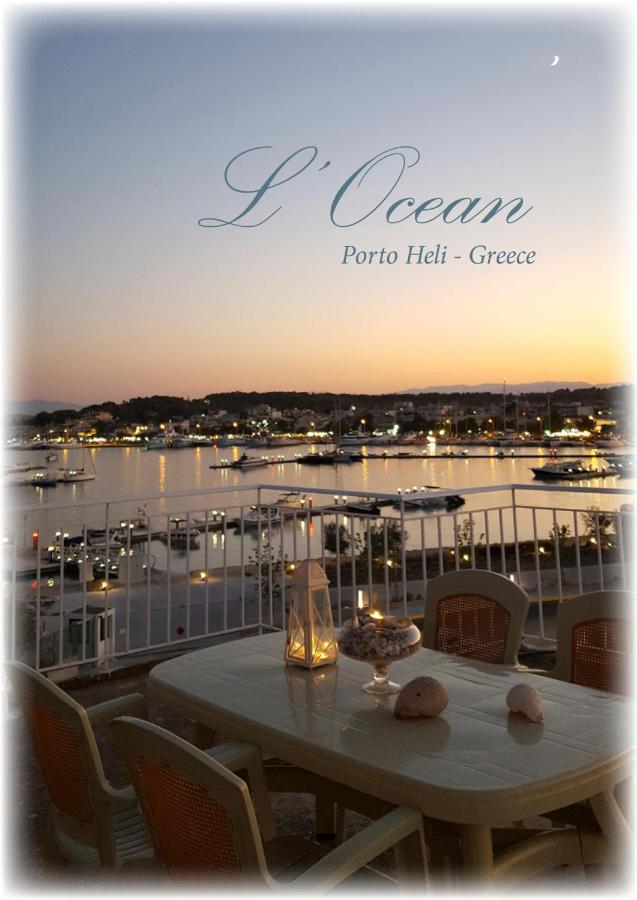 L΄Ocean Apartment Porto Heli Bagian luar foto